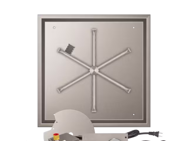 FPB Gas Burner SS LP AWS SQ Drop 26"