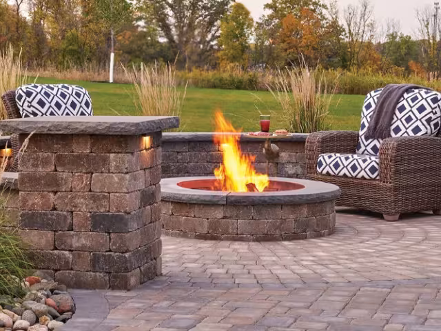 Strassen Fire Pit Kit RD 36" Charcoal