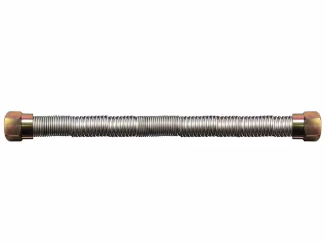 Gas Flex Pipe 1/2"x46" w/ 1/2" Flare Nut