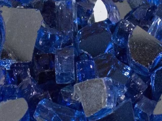 Fire Glass Reflective Cobalt 10# jug