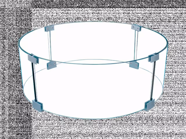 Glass Windshield HD 38"x38"x7.5" FPB-38S