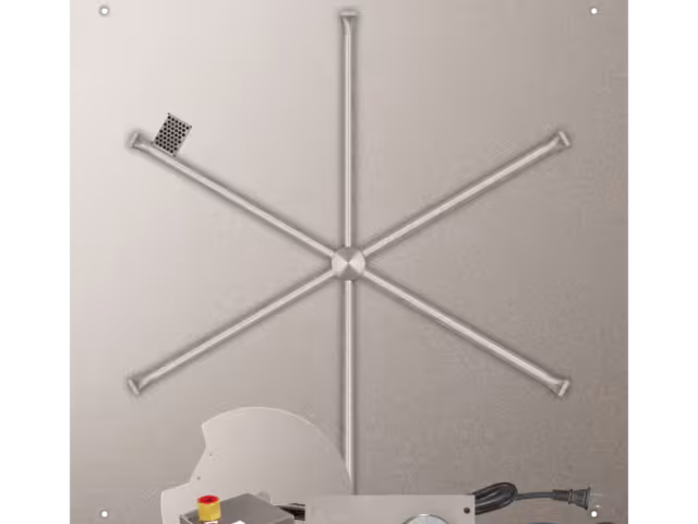 FPB Gas Burner SS NG AWS SQ Flat 40"