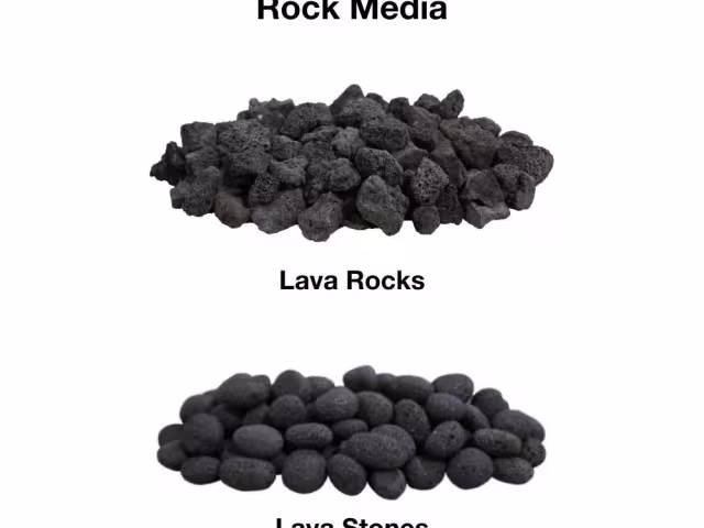 Lava Stones 1-2" Black 50#