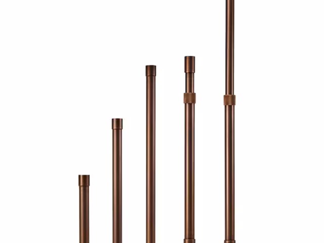 RISERADJ-BRASS Adjustable Riser 16-28.75