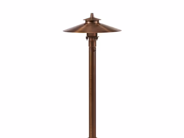 PL200 Path Light Brass Adjust NO LAMP