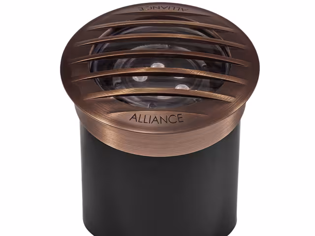 CGWL01-LED8W Well Light HD Brass Grate