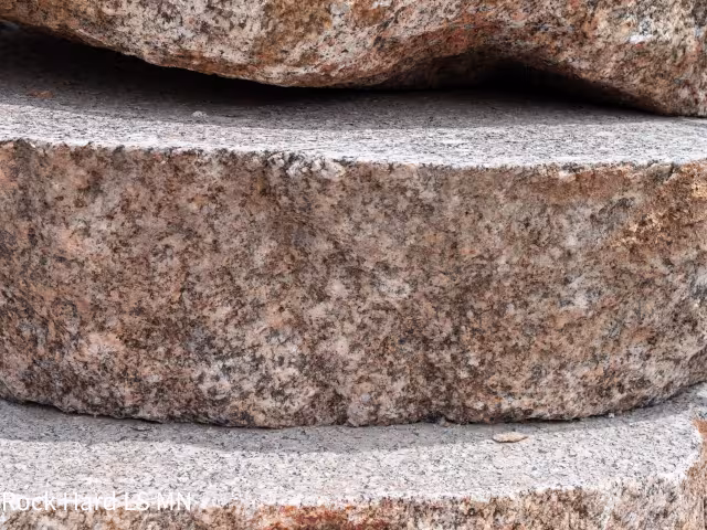 Charcoal Granite Outcropping Step 7"