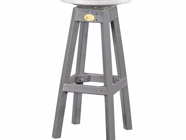 Poly Bar Stool 2 Tone Dove gray/Slate