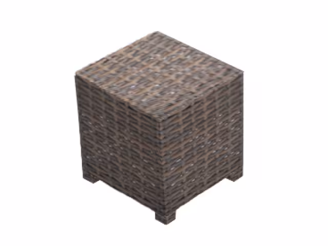 Bellanova Sq end Table w/glass