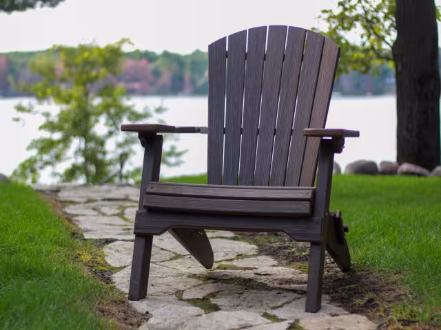 Adir Folding Chair Walnut/Black