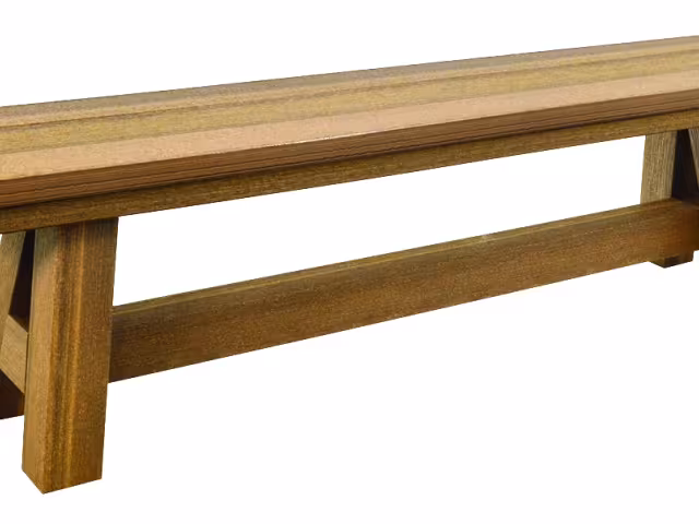 Farmhouse Dinin Bench 96in W Walnu Black