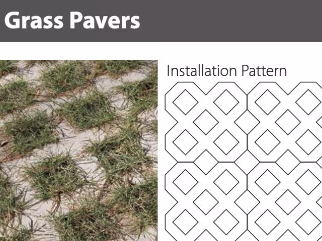 Grass Paver "Lattice Weave"