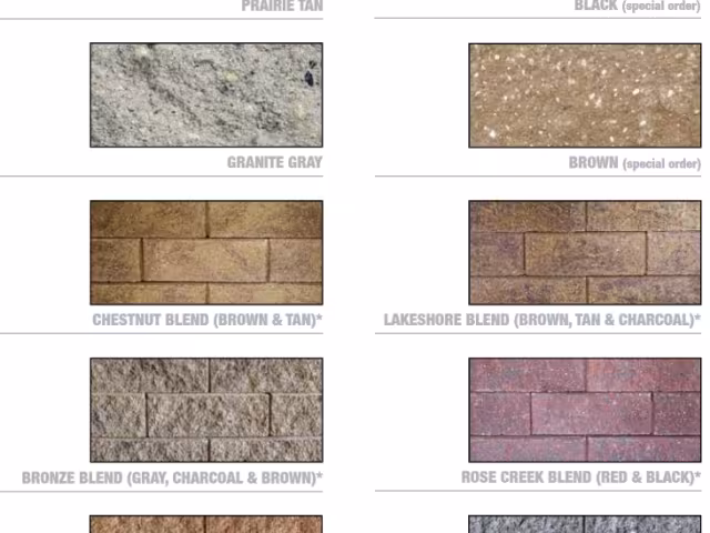 Standard 6"x12"x16" Bronze Blend