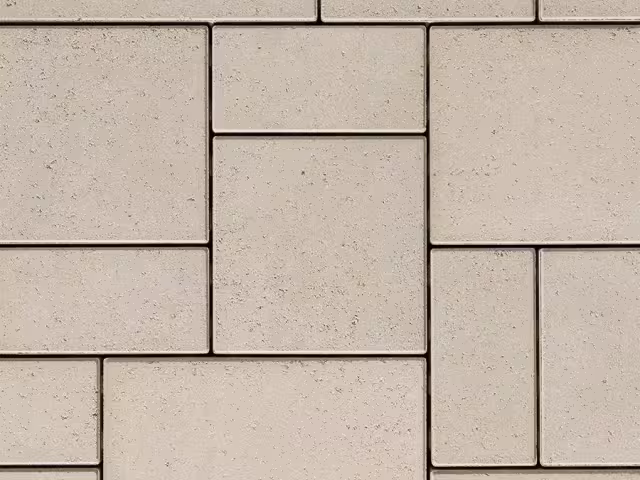 Blu 60 mm Slab Smooth 3pc Beige Cream