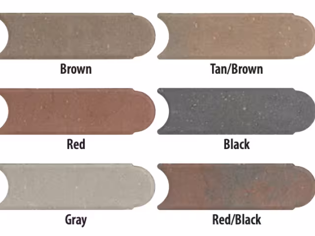 Bullet Edger Brown 3 5/8"x3"x12 1/4"