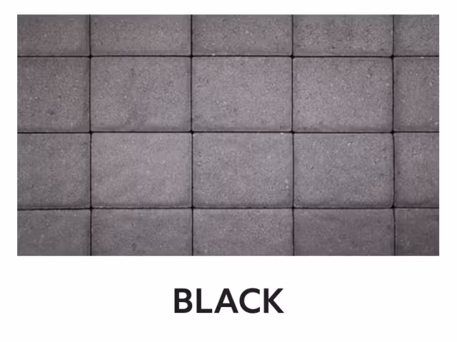 Tekstone 6 cm 12x12 Black