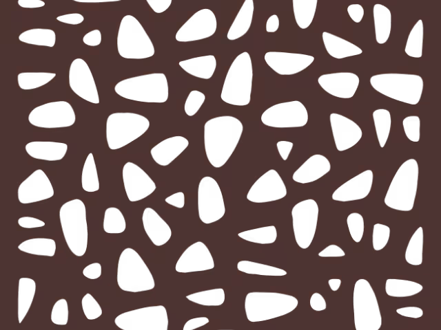 Panel Stonefield 48"X70"X5/16" Brown