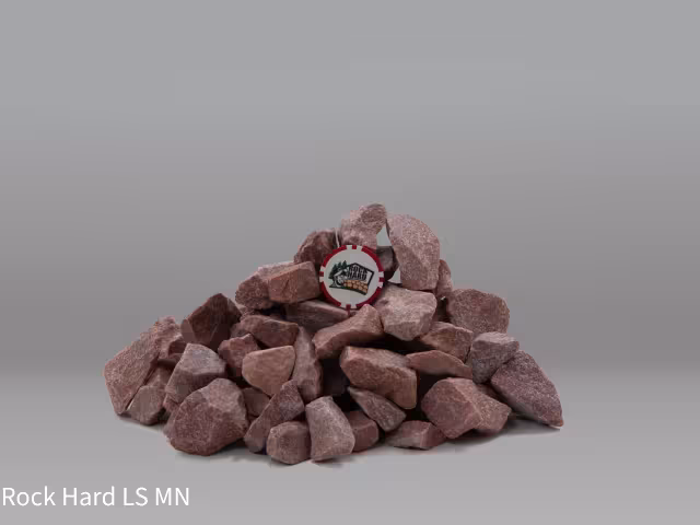 1.5" Pink Sioux Quartzite