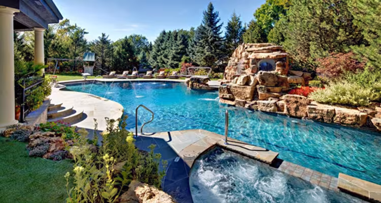 Backyard pool