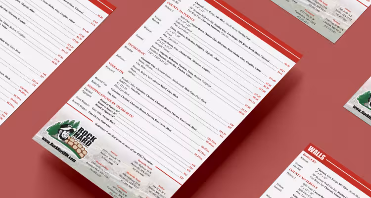 Walls & Pavers Mock-Up