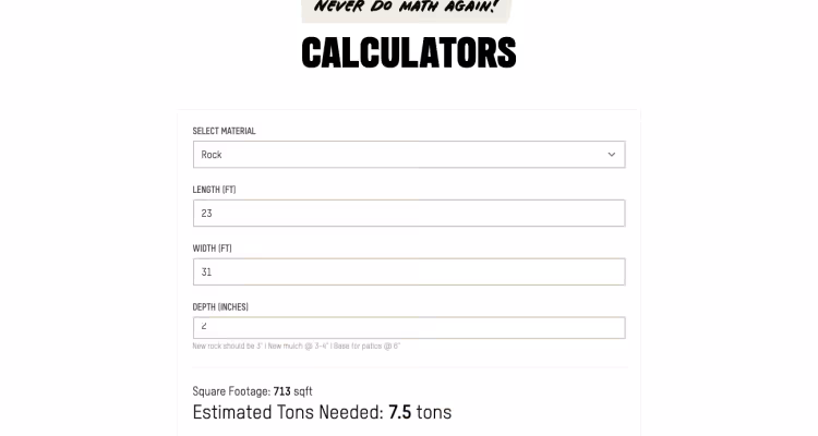 Calculator tool