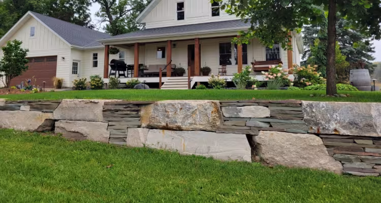Farmhouse Stone Wall 2