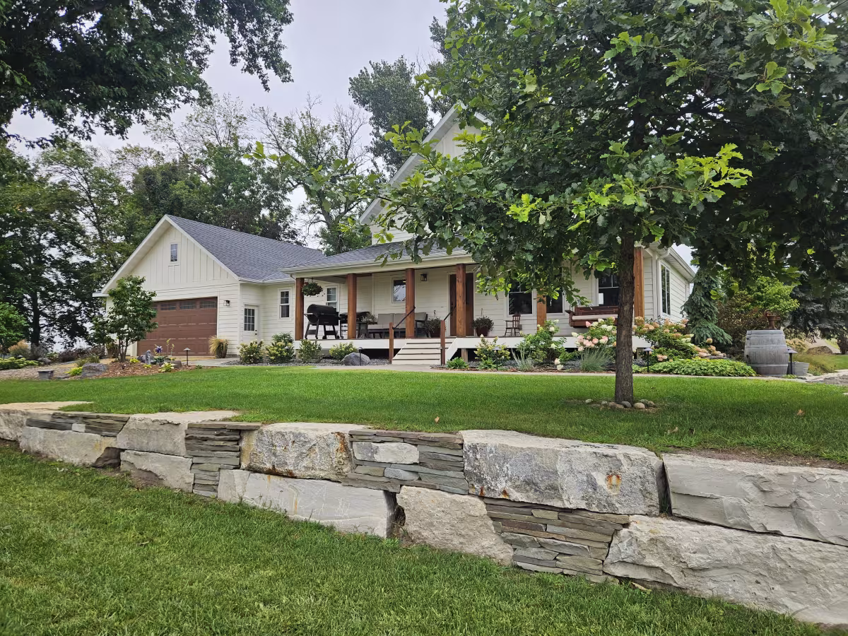 Farmhouse Stone Wall 1