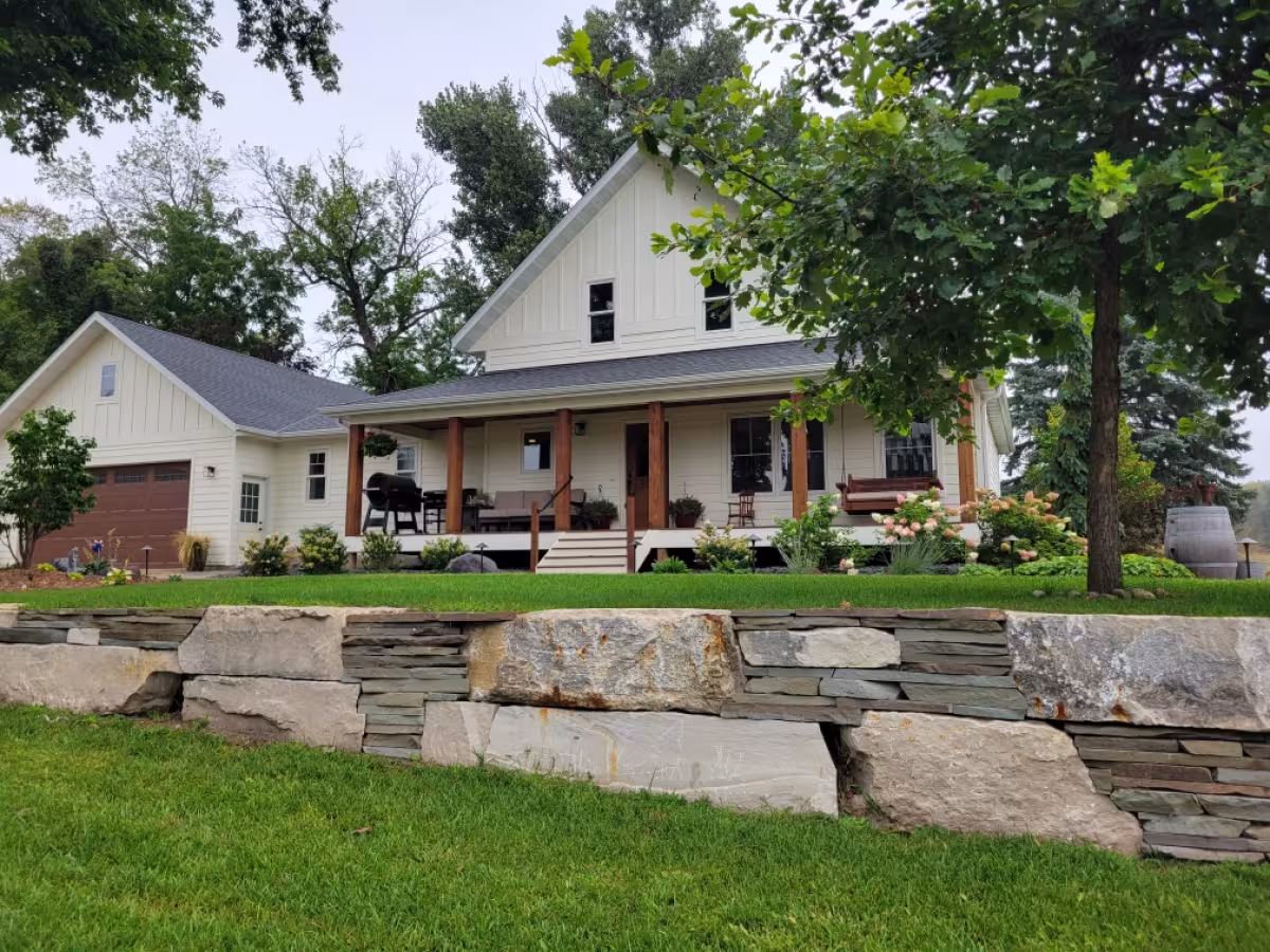 Farmhouse Stone Wall 2