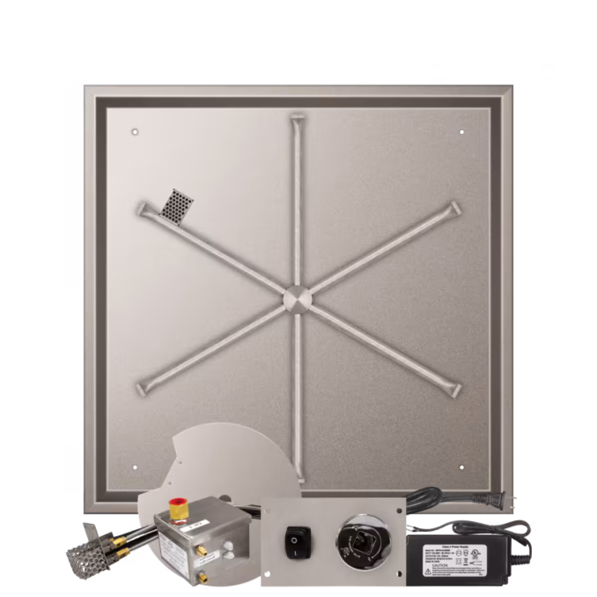 FPB Gas Burner NG SS AWS SQ Drop-in 32"