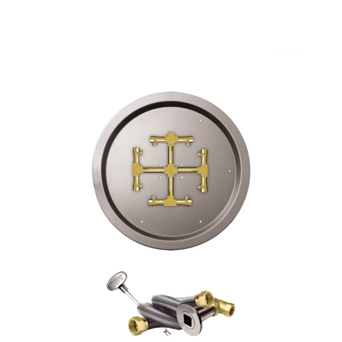 FPB Pro Gas Burner NG BR MT RD Drop 19"