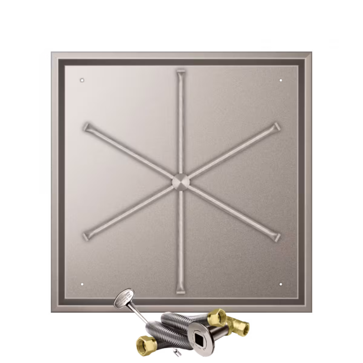 FPB Gas Burner SS NG MT SQ Drop in 32"