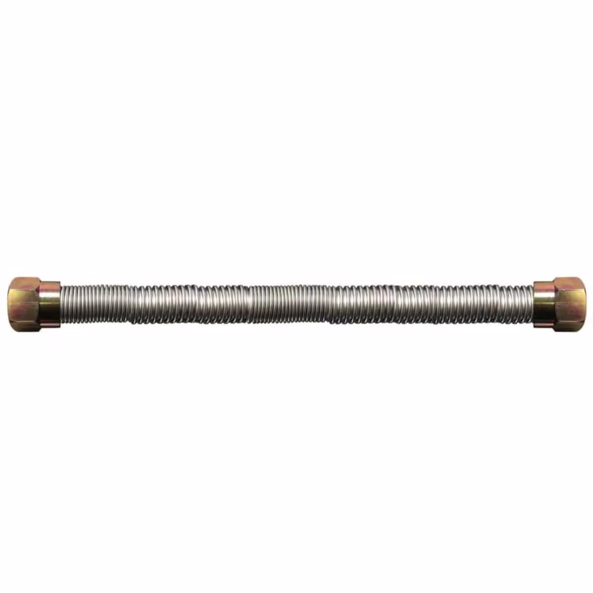 Gas Flex Pipe 1/2"x46" w/ 1/2" Flare Nut