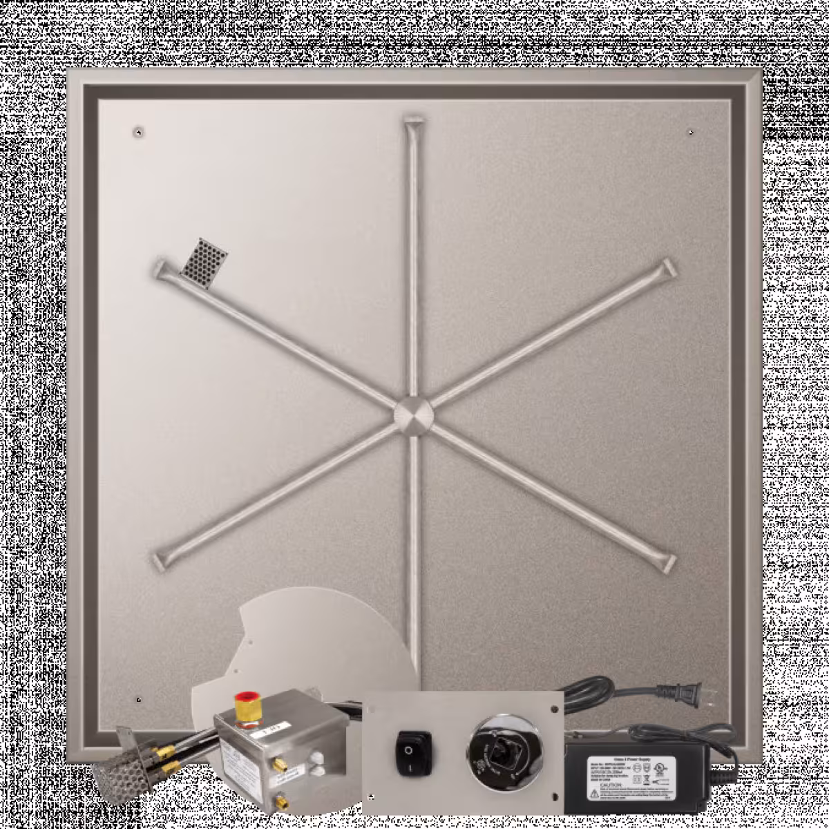 38" Square Stainless Steel Drop-In Pan