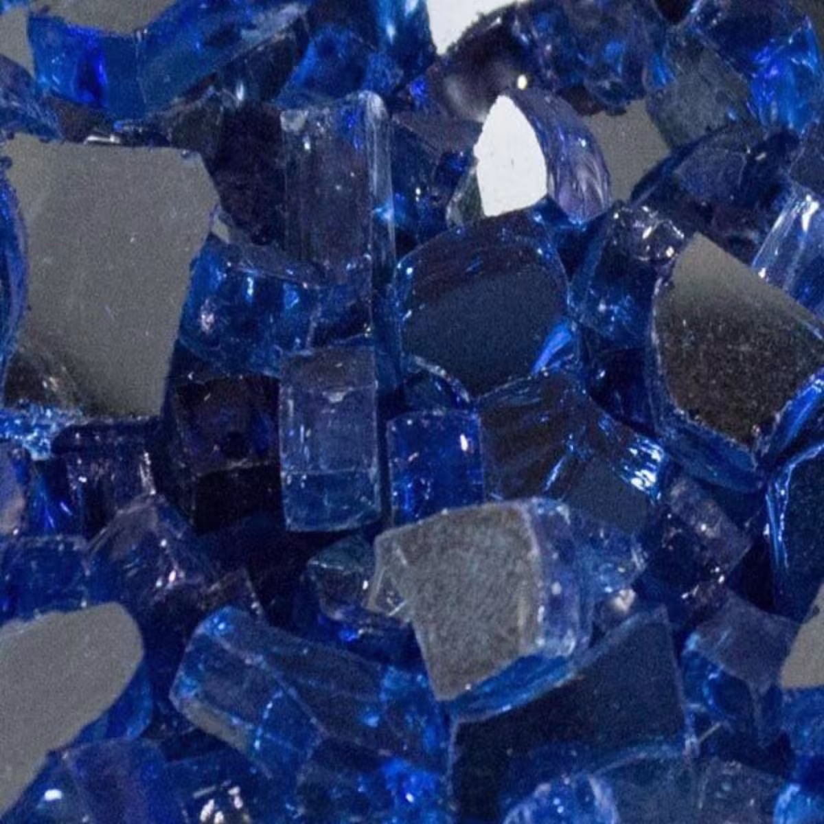 Fire Glass Reflective Cobalt 10# jug