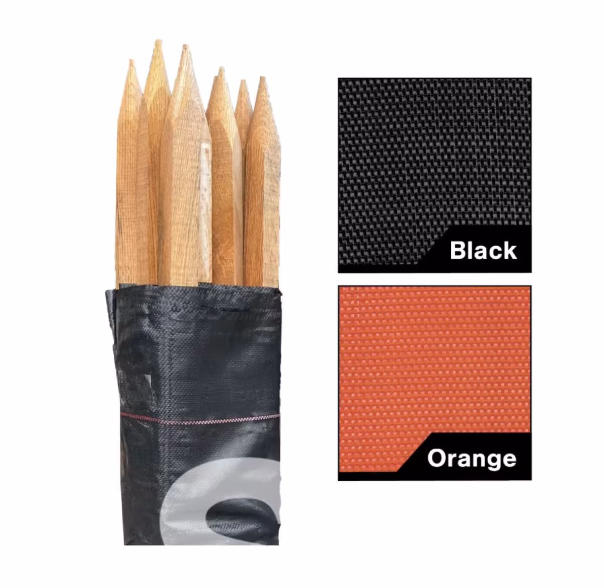 Silt Fence 3'x100FT 13 Stakes Black