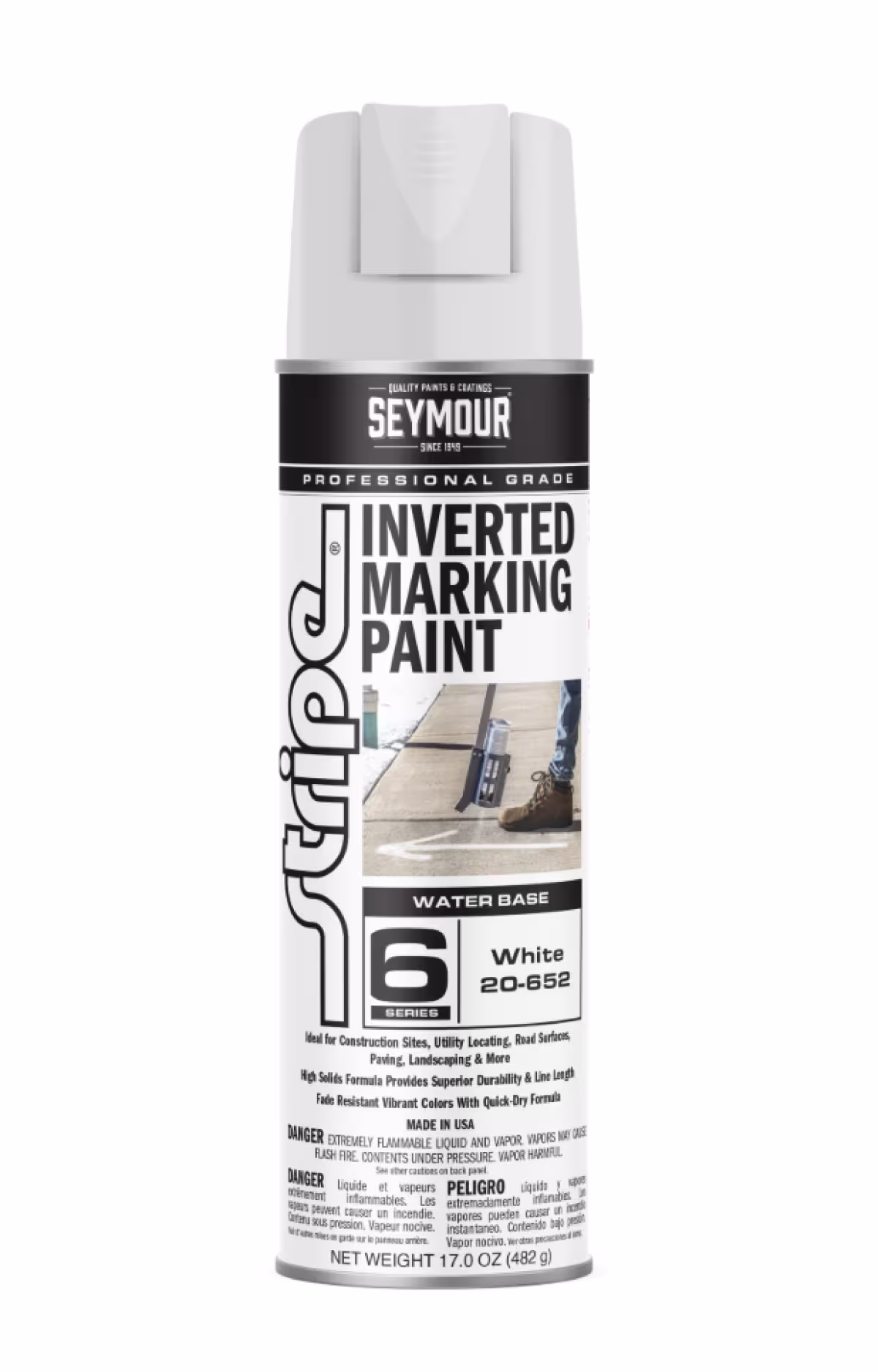 Spray Paint White Inverted Each