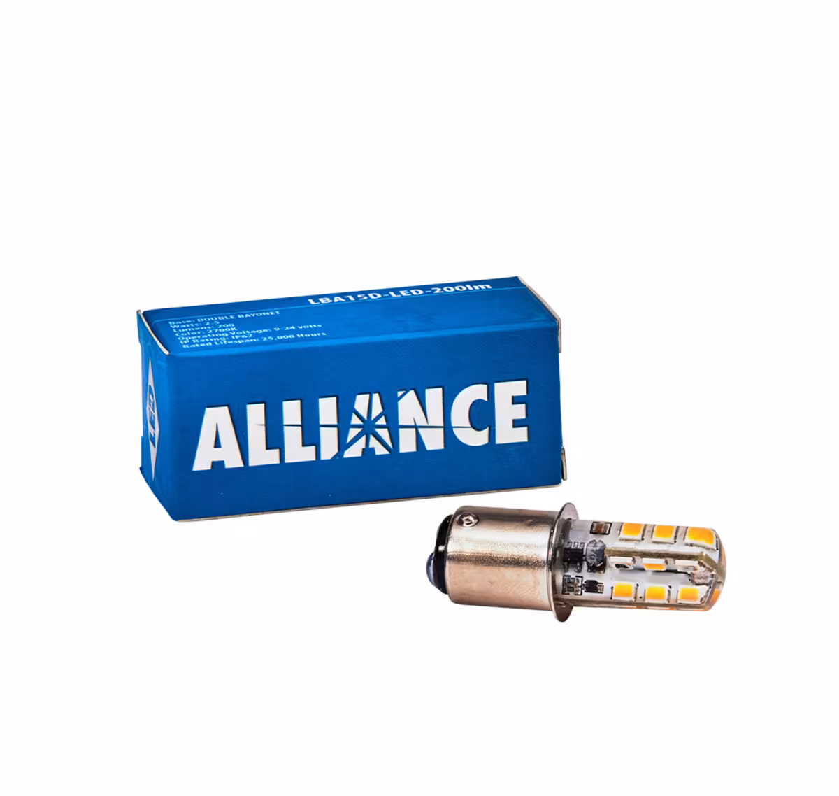 LBA15D-LED-200lm LED Lamp Dbl Bayonet