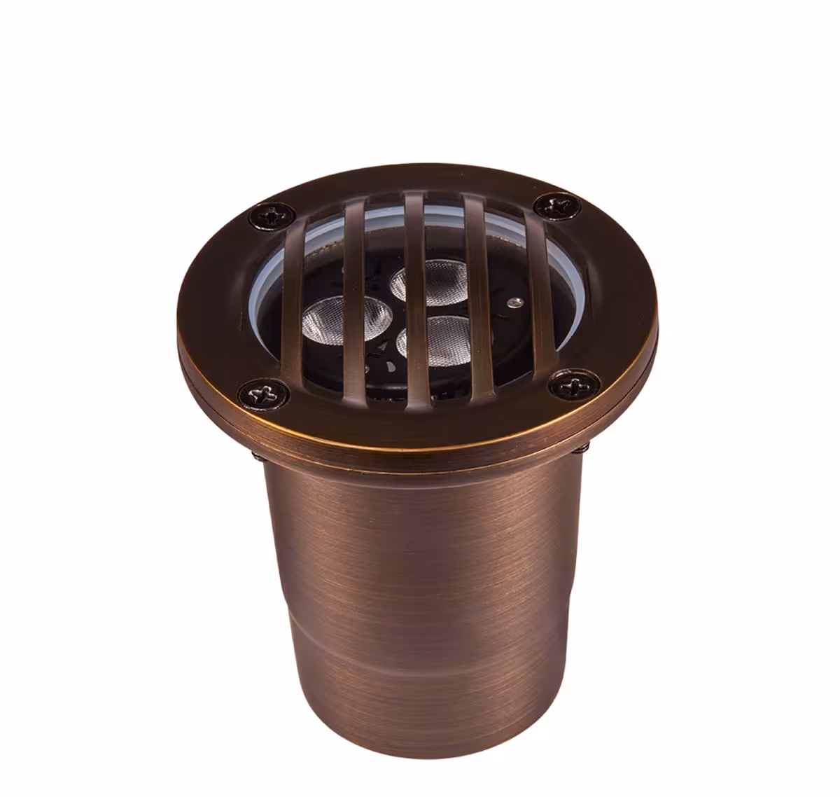 GL160-TOP Grated Brass Shroud Convex Len