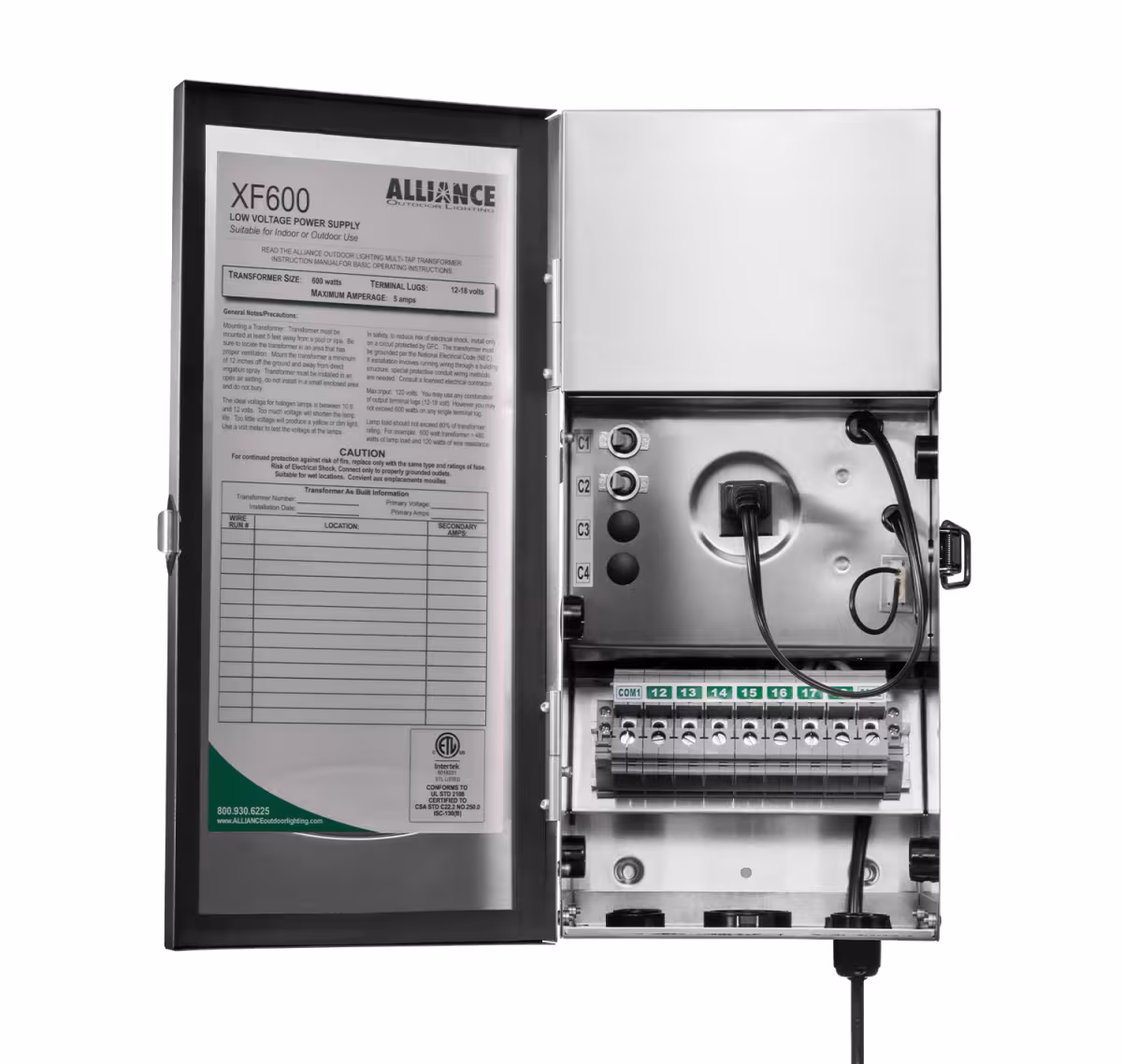 XF600 Transformer 600 Watt 12-18V Taps