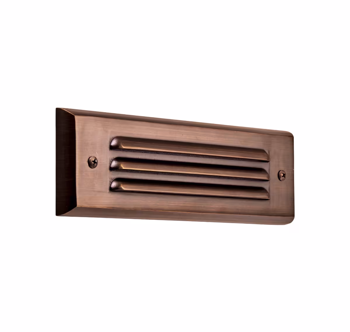 SL35-BT Step Light Louvered Brass 9.5"