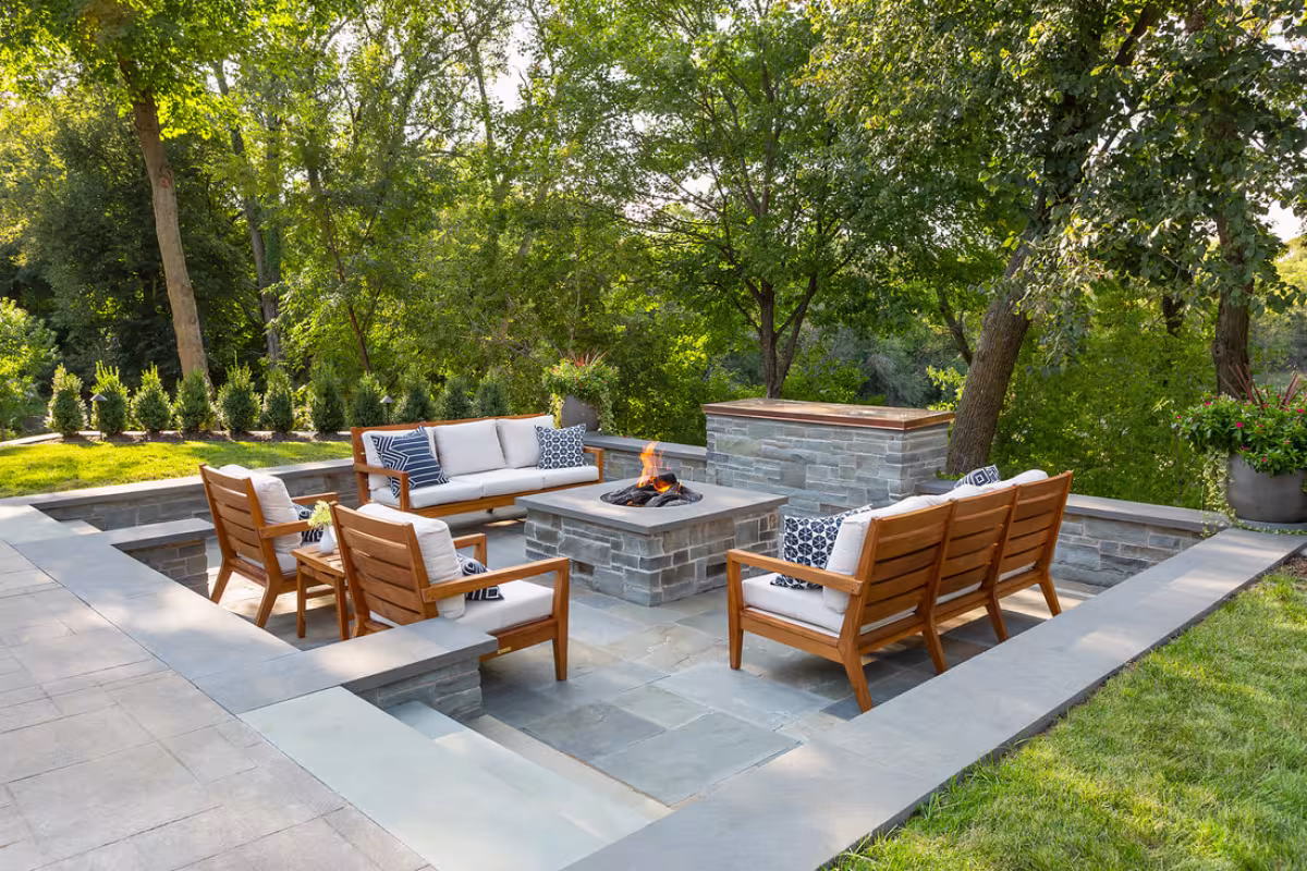 Bluestone Step Blue Thermal 6"x16"x7FT