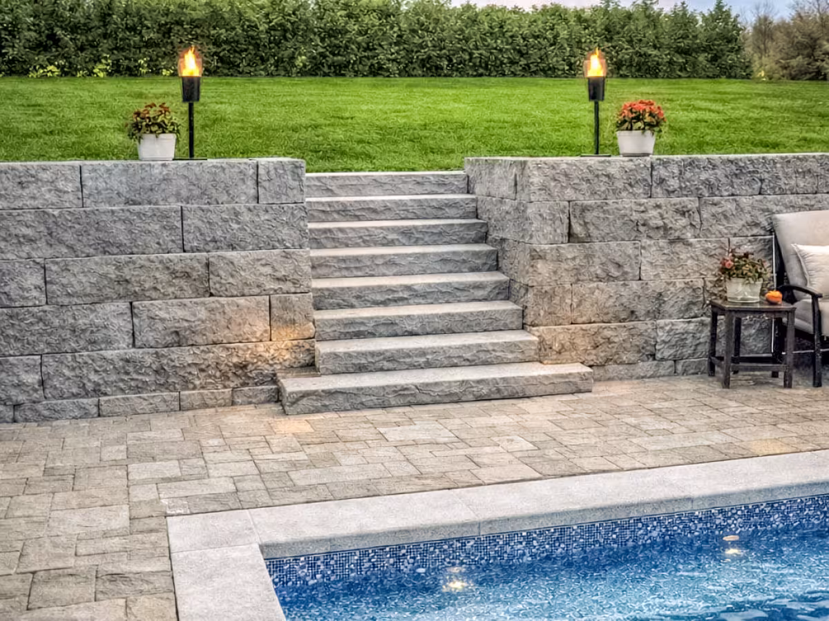 Rustic Gray Wallstone BEAMS Sawn 12 x 18