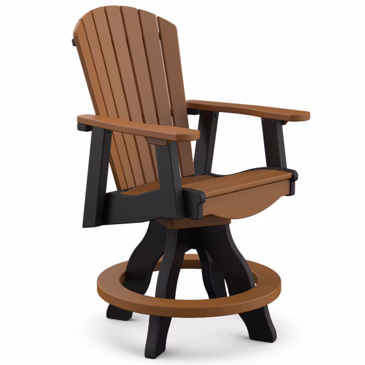 Supreme Pub Swivel Chair Weather/Brown