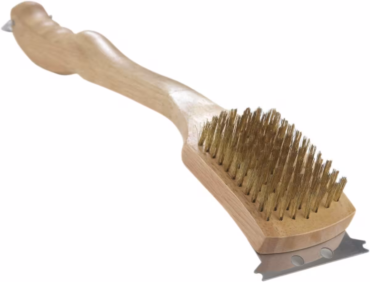 18" Grill Brush Brass