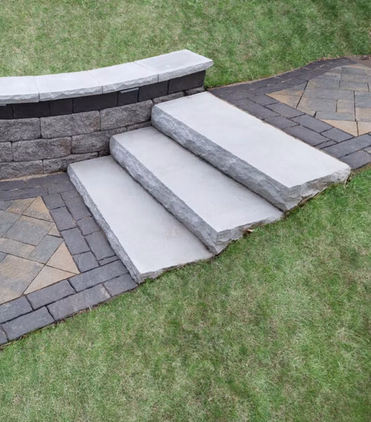 Versa-Lok Step Unit 4ft Walnut