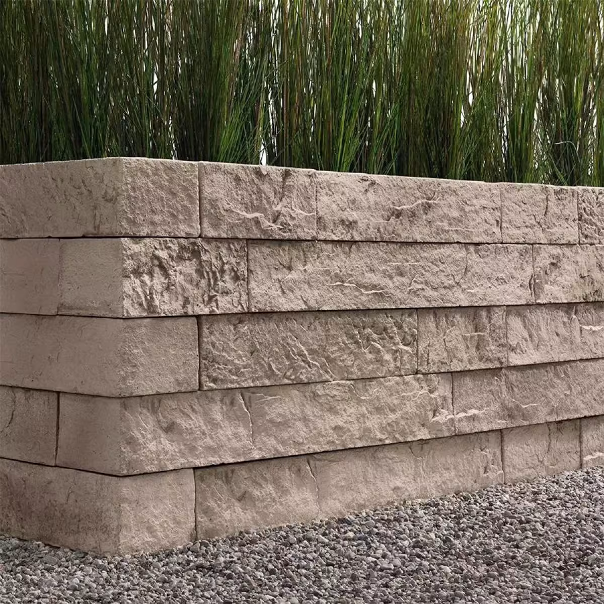 Rocka Wall/Curb Rock Garden Brown