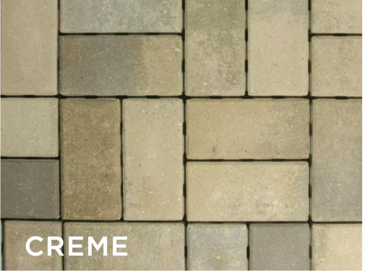 Slatestone Paver 3pc 7cm Creme