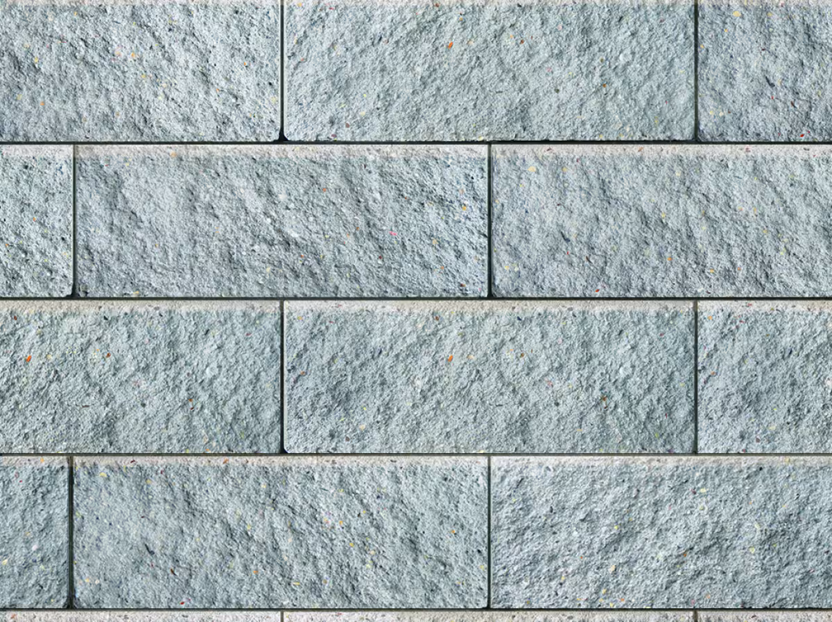 Nexus Block 8x12x18 Granite Gray
