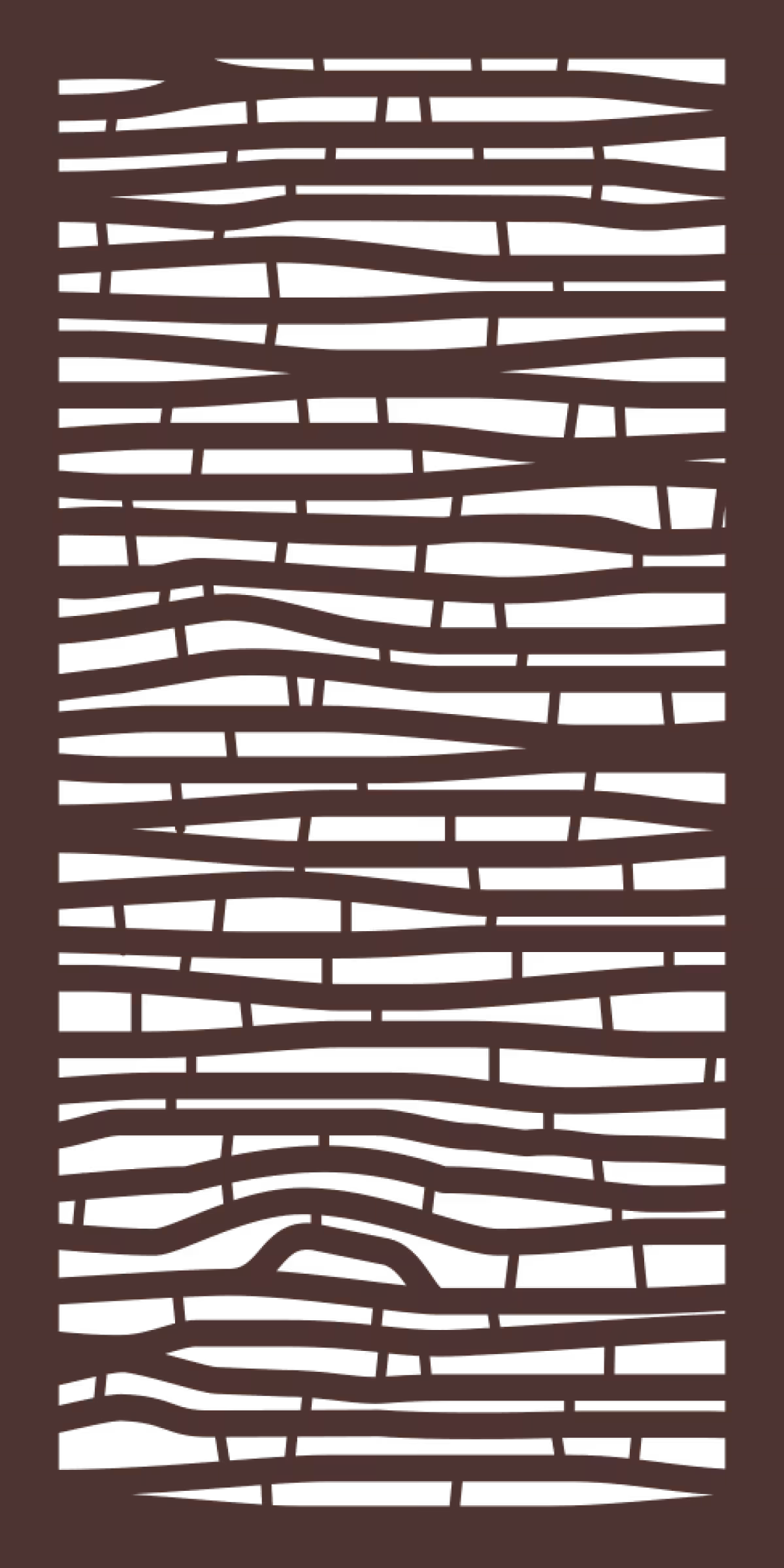 Panel Bungalow 48"X24"X5/16" Natural Brn