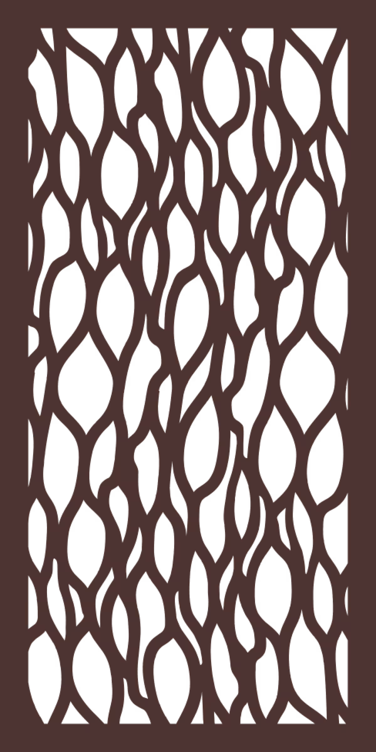 Panel Leafstream 48"X24"X5/16" Brown